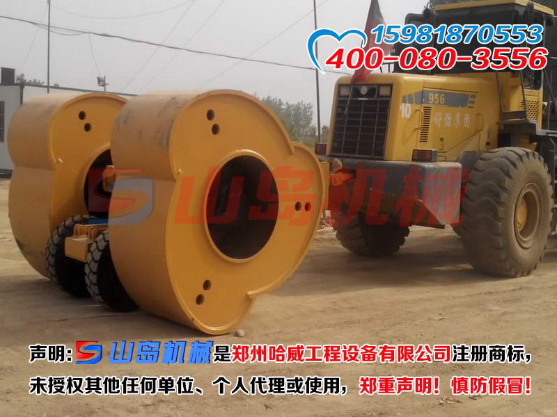 沖擊式壓路機現場